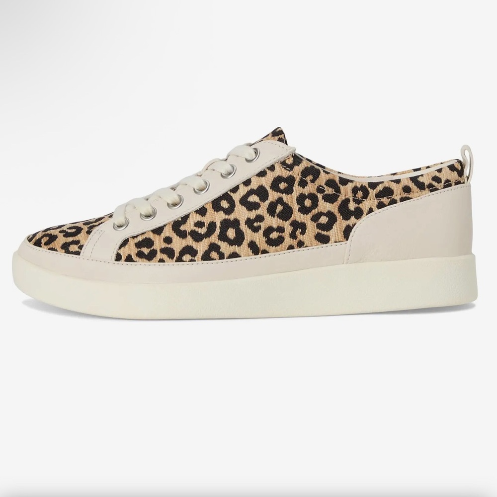 Vionic Winny Leather Leopard Sneakers 8.5 - Picture 6 of 14